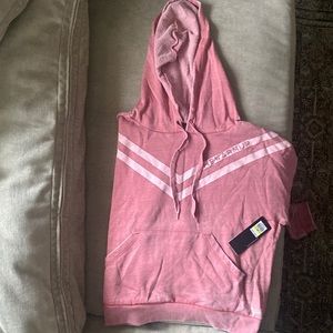 Jessica Simpson Warm-up Hoodie Rose Cooper M Brand New